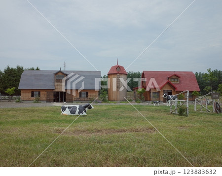 なつぞらのふる里の風景_おとふけ 123883632