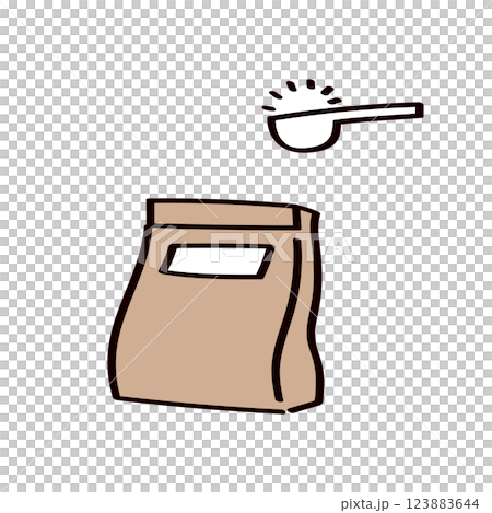 手描きのイラスト 手描きのイラスト 123883644