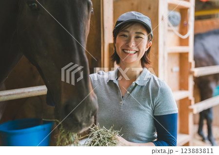 involved with horses 123883811