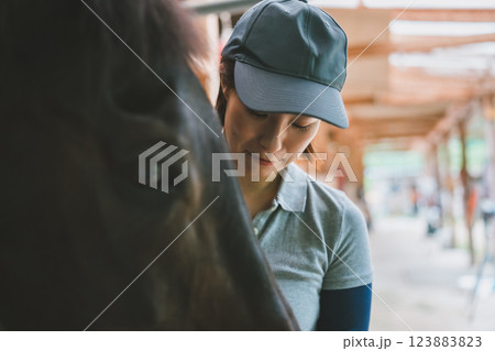 involved with horses involved with horses 123883823