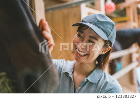 involved with horses 123883827