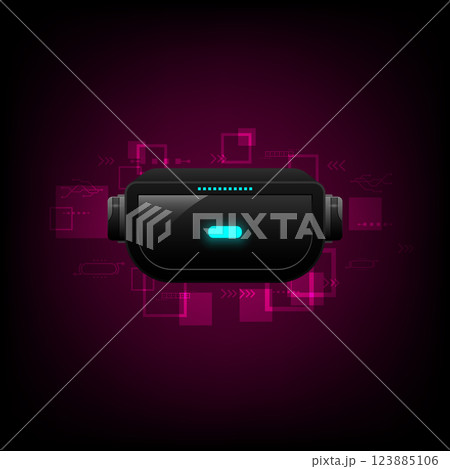 Abstract background with 3d virtual simulation Abstract background with 3d virtual simulation 123885106