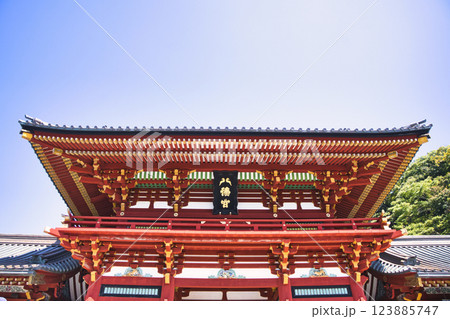 鎌倉の鶴岡八幡宮の美しい景観 123885747