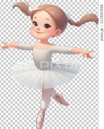 cute little fairy sitting on the leg 123885898