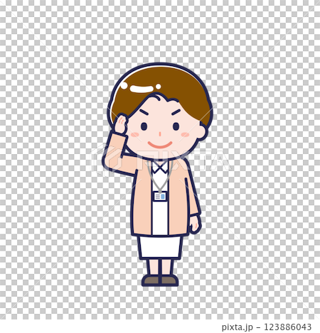 ナース/女性 02 ナース/女性 02 123886043
