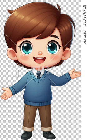 cute happy smiling child isolated on white Presentation cute happy smiling child isolated on white Presentation 123886718