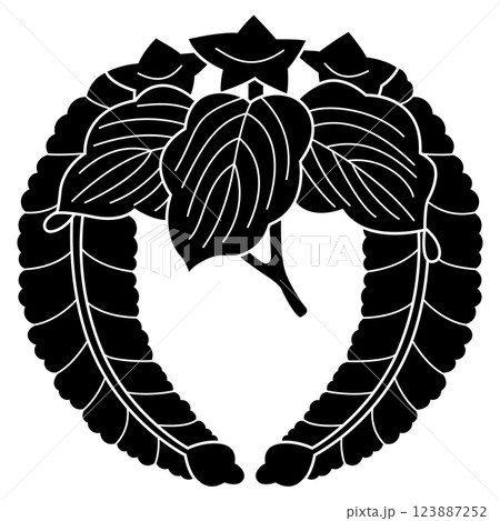 家紋です。下がり花桐といいます。 123887252