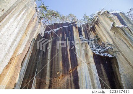 冬の瓜割石庭公園 123887415