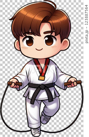 Taekwondo jump rope Taekwondo jump rope 123887564