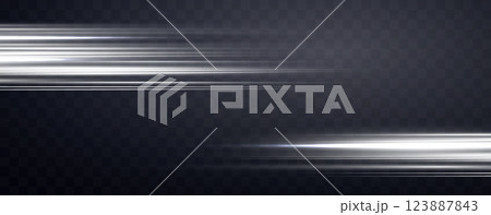 White speed rays, light neon flow, zoom in...のイラスト素材 [123887843] - PIXTA