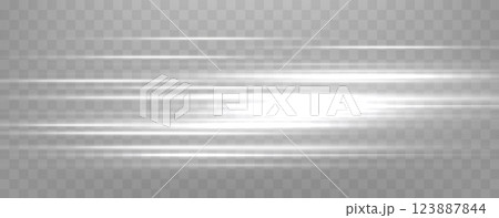 Speed rays, light neon flow, zoom in motion effect, silver glow speed lines, colorful light trails, stripes. Abstract background, vector illustration. Speed rays, light neon flow, zoom in motion effect, silver glow speed lines, colorful light trails, stripes. Abstract background, vector illustration. 123887844