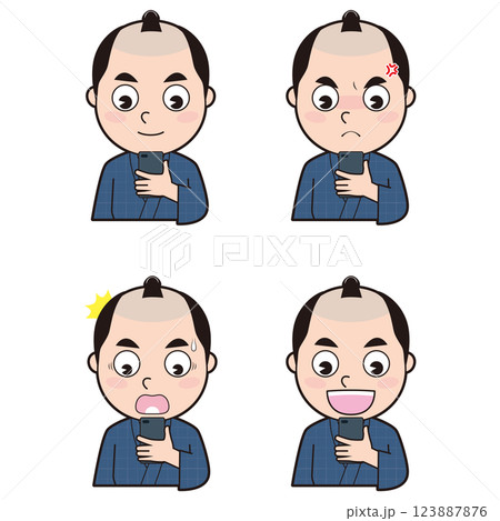 江戸町人男性⑩ 123887876