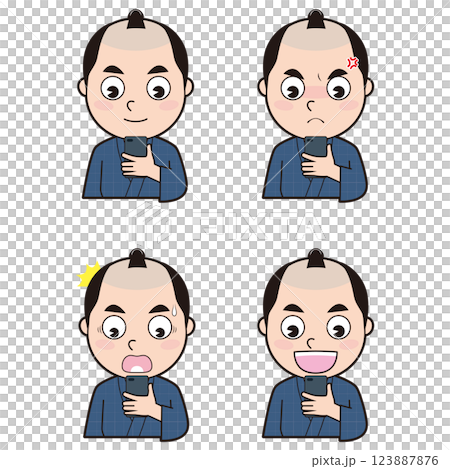 江戸町人男性⑩ 123887876