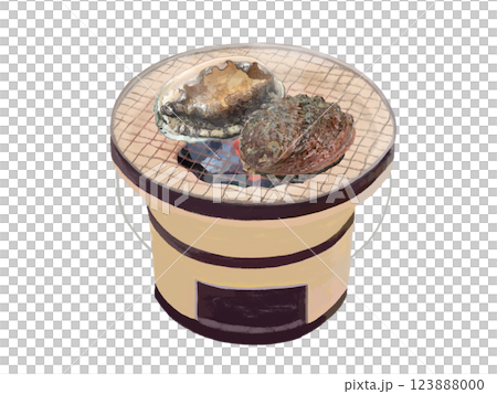 烤鮑魚（炭火烤） 123888000