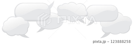 Speech Bubbles for Communication Concepts 123888258