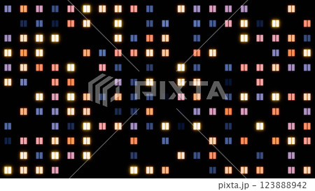 The windows of a multi-storey building The windows of a multi-storey building 123888942