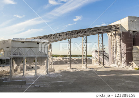 Part of a small cement factory Part of a small cement factory 123889159