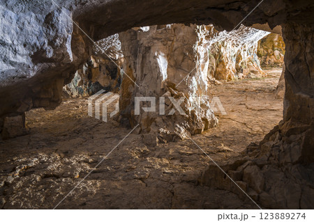Abandoned limestone adit 123889274