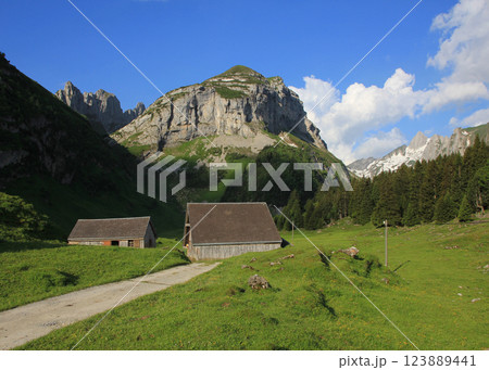 Saxer First, mountain in Appenzell Canton, Switzerland 123889441