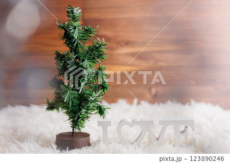 クリスマスツリー 123890246