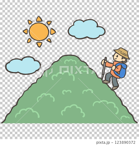 hiker 123890372