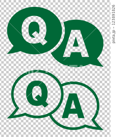 Q&A icon green 123891826