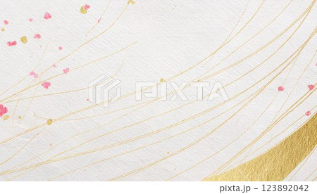 和柄、和風イメージの背景素材 123892042