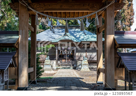 佐竹昌義が兜を奉納した甲神社社殿【茨城県常陸大宮市】 佐竹昌義が兜を奉納した甲神社社殿【茨城県常陸大宮市】 123893567