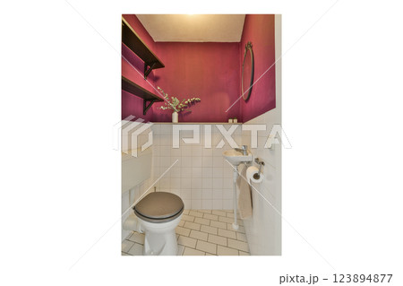 A beautifully designed modern bathroom showcasing elegant wall colors, minimalist decor, and functional fixtures for a contemporary feel. A beautifully designed modern bathroom showcasing elegant wall colors, minimalist decor, and functional fixtures for a contemporary feel. 123894877