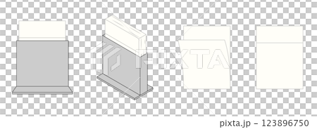 Paper napkins 123896750
