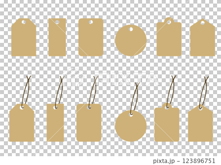タグのセット 123896751