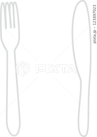 ナイフ＆フォーク 123897023