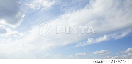 blue sky background with white clouds 123897783
