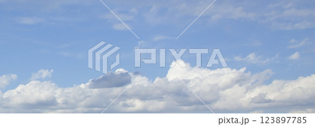 blue sky background with white clouds 123897785