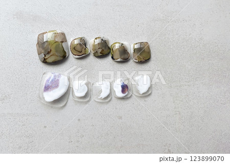 フットネイルチップ フットネイルチップ 123899070