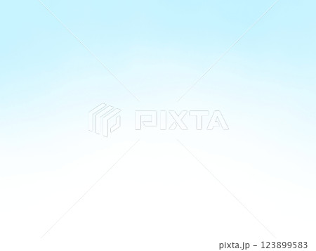 水彩風のシンプルな水色のグラデーション背景 123899583