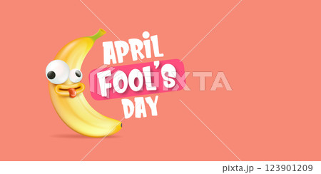 April Fool s Day Fun Cartoon Banana with Googly Eyes and Speech Bubble, Hilarious Illustration for Pranks and Jokes, Perfect for Social Media and Lighthearted Cards April Fool s Day Fun Cartoon Banana with Googly Eyes and Speech Bubble, Hilarious Illustration for Pranks and Jokes, Perfect for Social Media and Lighthearted Cards 123901209
