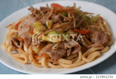 焼きうどん 焼きうどん 123901250