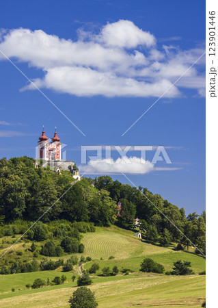 Calvary in Banska Stiavnica, UNESCO site, Slovakia 123901446