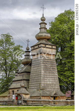Saint Paraskevi church, UNESCO site, Kwiaton, Lesser Poland Voivodeship, Poland Saint Paraskevi church, UNESCO site, Kwiaton, Lesser Poland Voivodeship, Poland 123901520