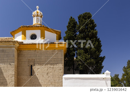 Monasterio de Santa Maria de la Rabida, Palos de la Frontera, Province of Huelva, Andalusia, Spain 123901642