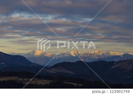 Landscape near Skofja Loka, Slovenia 123901749