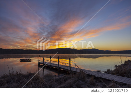 nature reserve Olsina, Sumava National Park, Czech Republic nature reserve Olsina, Sumava National Park, Czech Republic 123901750
