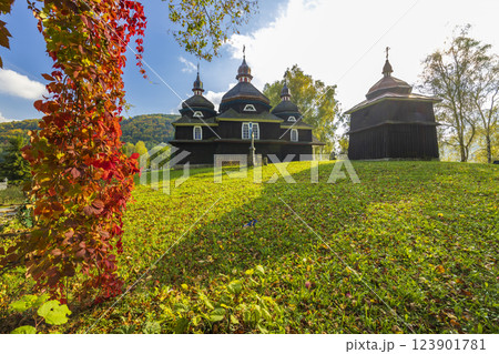Church of Protection of the Blessed Virgin Mary, Nizny Komarnik, Slovakia 123901781