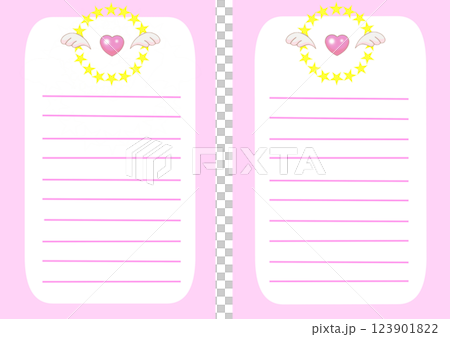 Heart stationery Heart stationery 123901822