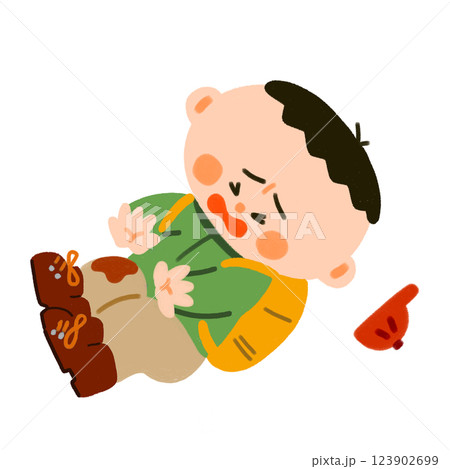 怪我をしている人 怪我をしている人 123902699