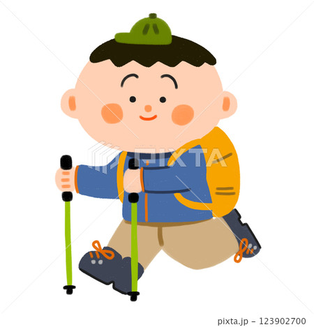 登山をする男性 123902700