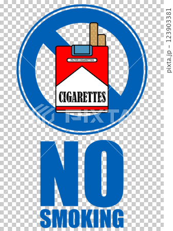 招牌插圖 - 禁止吸煙 - 123903381