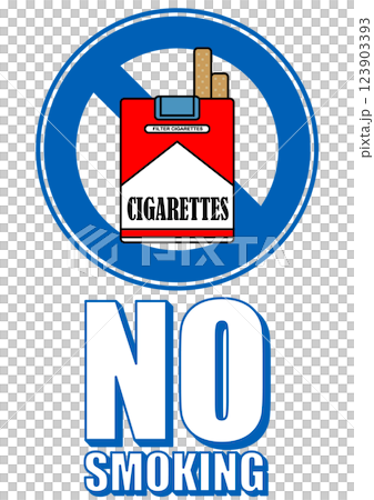 招牌插圖 - 禁止吸煙 - 123903393