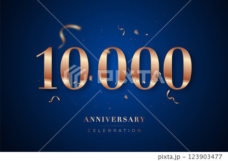 Elegant design celebrating significant milestone with golden num Elegant design celebrating significant milestone with golden num 123903477